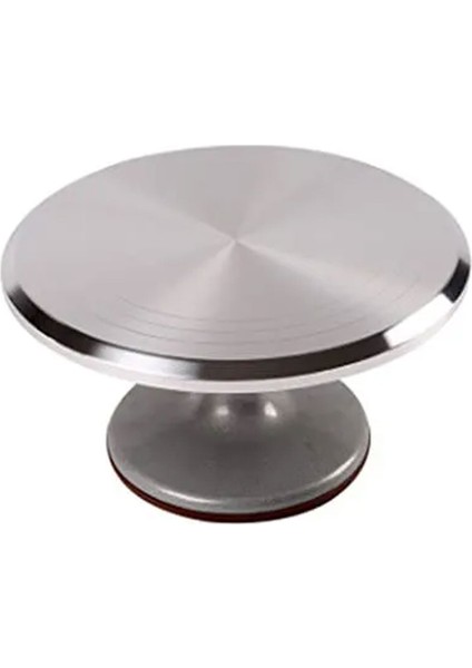 Metal (Aliminyum)Döner Pasta Sıvama Standı 30 cm