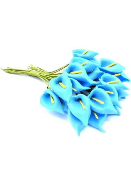 Gala Çiçek Paketli (144 Adet) Mavi