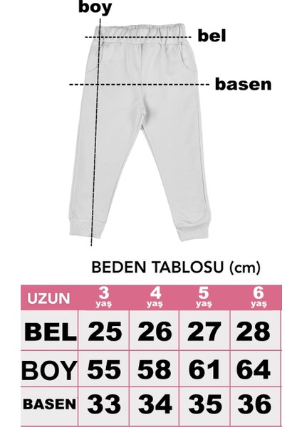 Unisex Erkek Kız Çocuk Basic Mevsimlik Alt Üst Takım