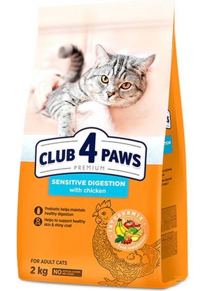 CLUB4PAWS Premium Sensitive Digestion Yetişkin Kedi Maması 2 kg 13