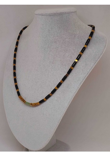 Aventurin Taşı & Oniks Taşı Tasarım Kolye (54418) indirimleri