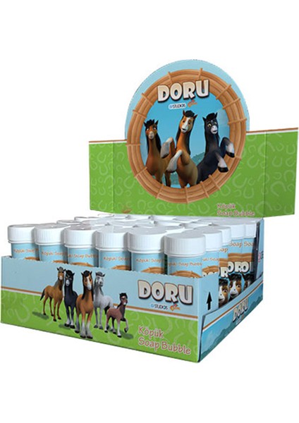 Doru Temalı Köpüklü Üflemeli Baloncuk (8 Adet)