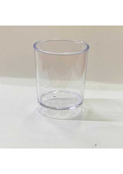Mika Akrilik Shot Bardak Mum Bardağı 6x4.2 cm 35 cc (12 Adet)