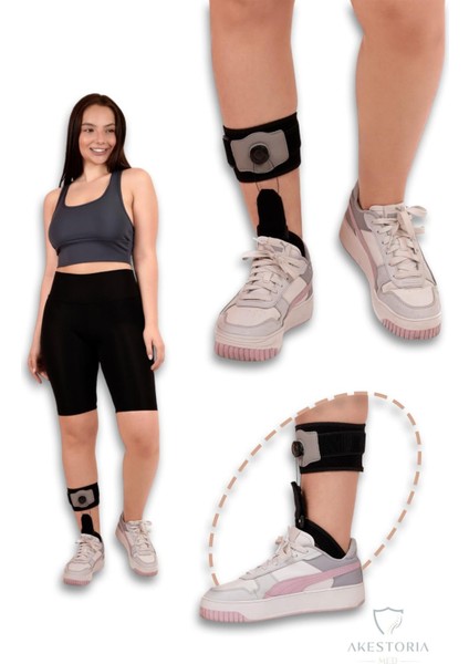 Ayarlanabilir Dorsi Fleksiyon Ayak Bandajı 2 Parçalık Sağ ve Sol Kullanılabilir FS-001