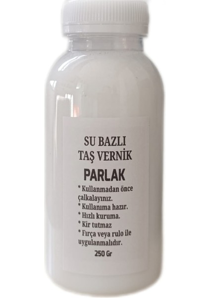 Su Bazlı Taş Vernik Parlak 250 gr