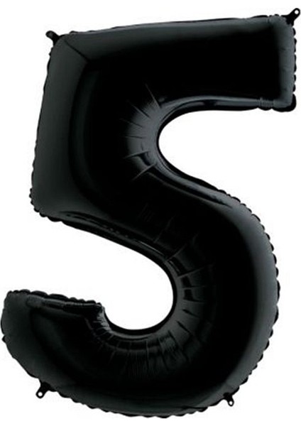 Rakam Grabo Siyah Folyo Balon 102 cm