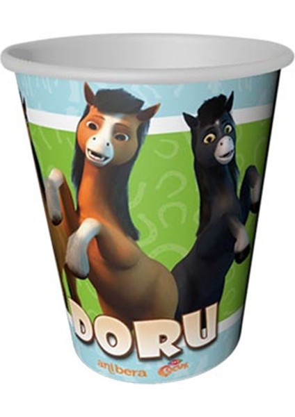 Doru Temalı Bardak 180 cc (8 Adet)