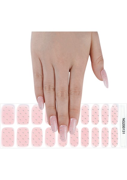 Pink Diamond 3D Jel Tırnak 20 Adet (2 Kullanım)