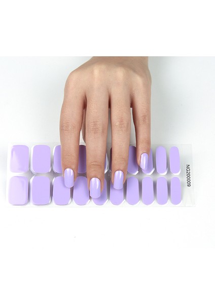 Basic Lilac Jel Tırnak, 20 Adet (2 Kullanım)