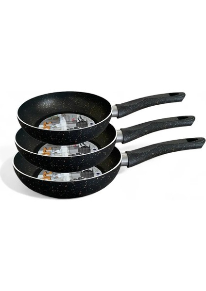 3 Lü Tava 22-24-26 cm