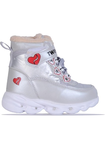 Trendyshose TW-009065 Bebe Kız Çocuk Termal Kürklü Işıklı Garantili Bot