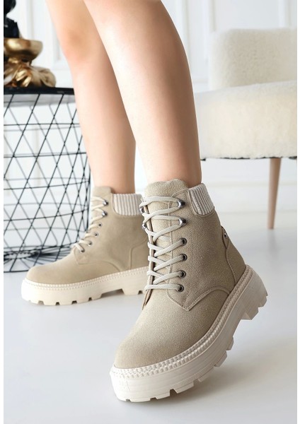 Jady Koyu Bej Nubuk Bağcıklı Bot