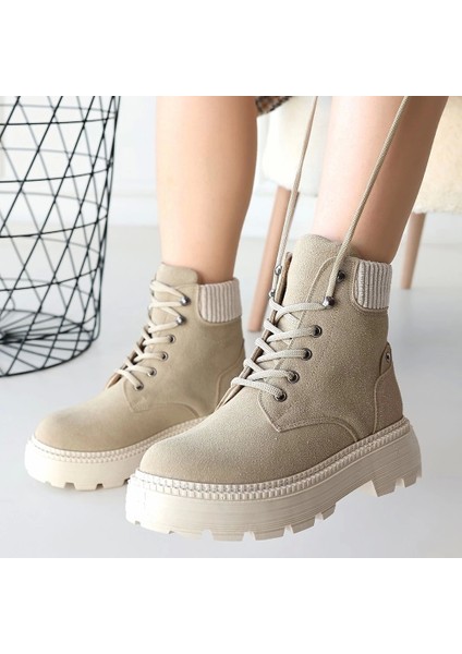 Jady Koyu Bej Nubuk Bağcıklı Bot fırsatları