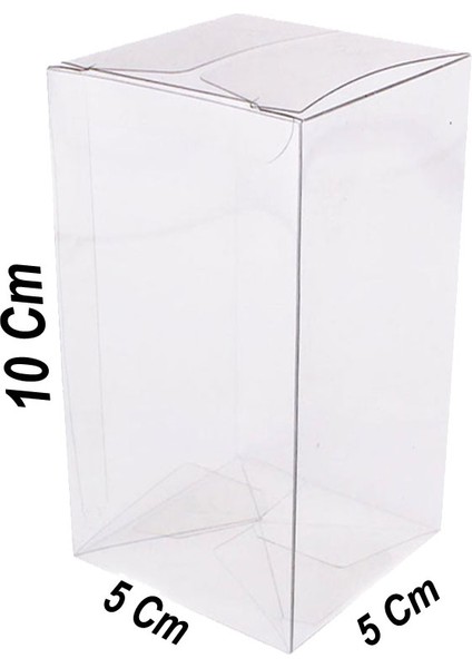 Asetat Kutu 5 x 5 x 10 cm (50 Adet)