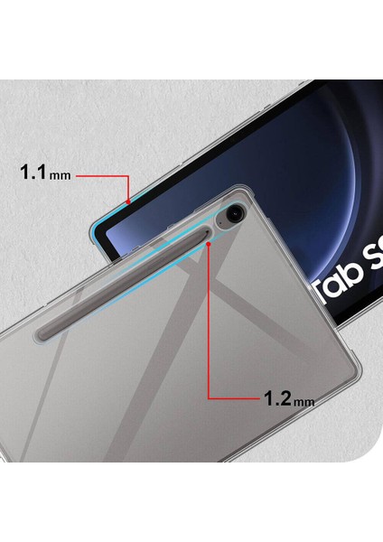 Samsung Galaxy Tab S10 Ultra SM-X920 Kılıf Ultra Ince Şeffaf Süper Silikon fiyatları
