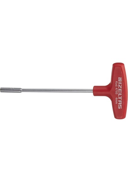 Izeltaş T Tipi Lokma Uçlu Tornavida 4mm (4765190040)