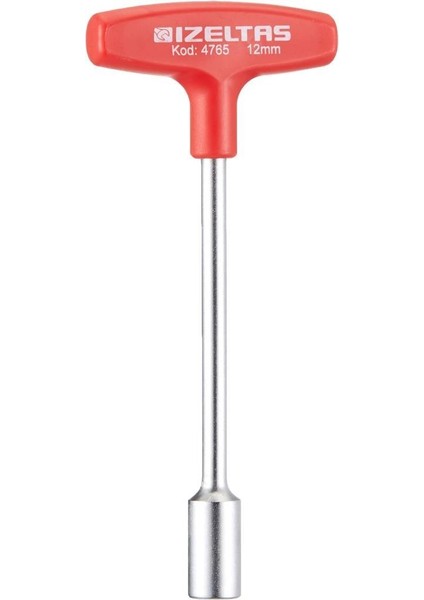 Izeltaş T Tipi Lokma Uçlu Tornavida 12 mm