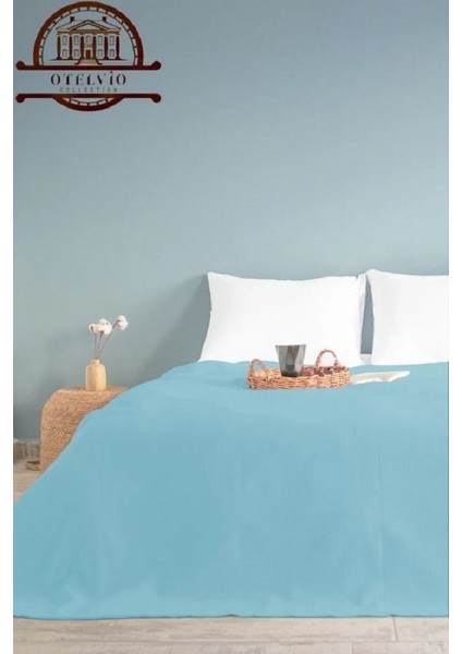 Tek Kişilik Dama Desenli Pike. Damalı Otel Pikesi 160 x 230
