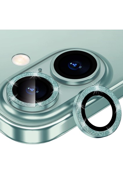 Iphone 16 / 16 Plus Simli Kamera Koruyucu Çiziğe ve Darbelere, Suya Karşı Korunaklı Lens