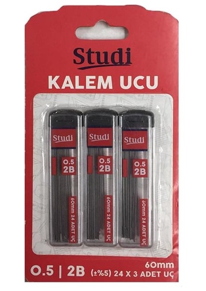 Kalem Ucu 0.5/2b 24 X3 Adet Uç