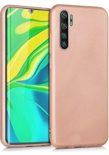 Xiaomi Mi Note 10 Lite Renkli Yumuşak Silikon Darbe Dayanıklı Koruyucu Kılıf Arka Kapak + Ekran Koruyucu