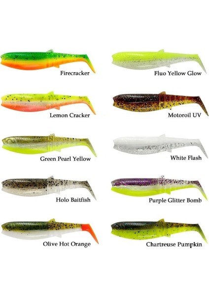 Cannibal Shad 8cm 5gr Silikon Yem İğnesiz (Adet)
