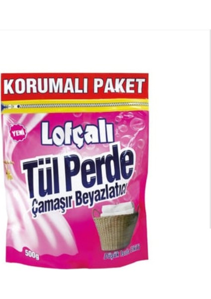 Tül Perde Çamaşır Beyazlatıcı 500 gr (4 Adet)