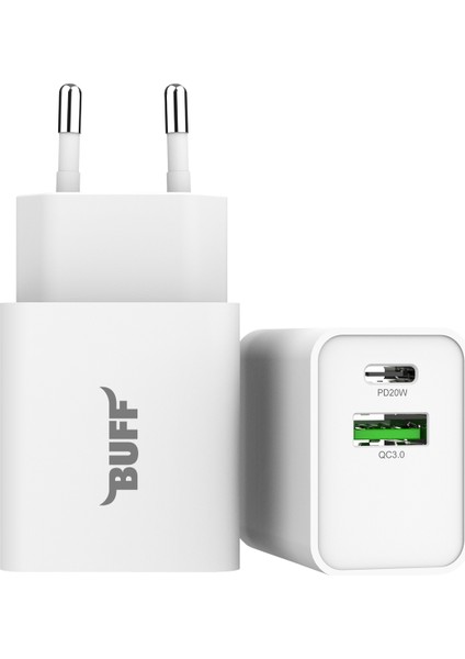 Buff BL60-ST Type-C To Type-C 20W Seyahat Şarj Seti fiyatları