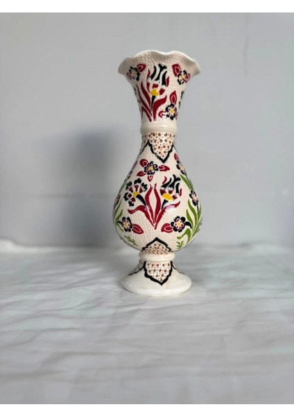 30 cm Renkli Çini Vazo