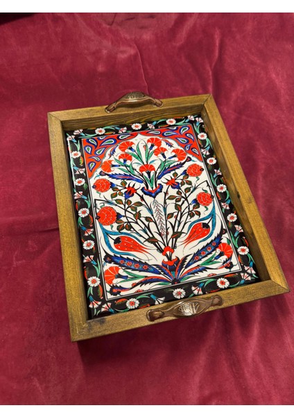 25 x 20 Çini Tepsi