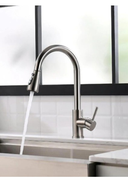 Spiralli Fonksiyonel Başlıklı Mutfak Evye Bataryası Inox fırsatları