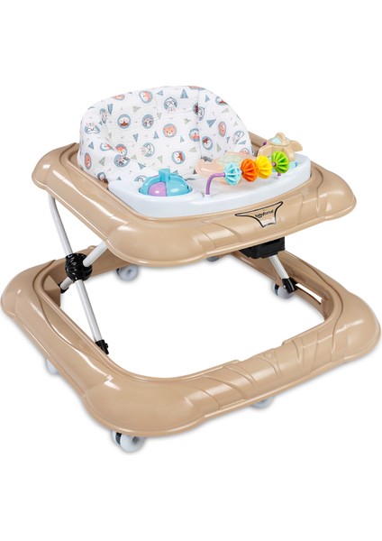 Lüks Müzikli Yürüteç Kahverengi