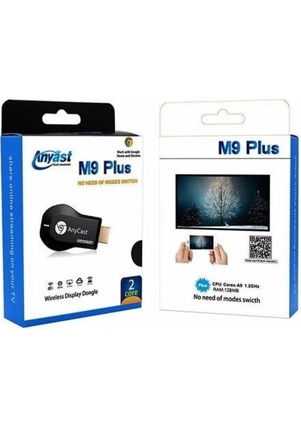 Anycast M9 Plus Telefon ve Televizyon Bağlantı Kurma Kiti
