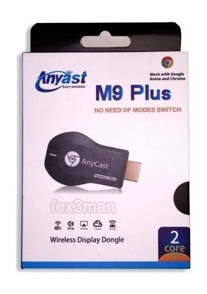 Anycast M9 Plus Telefon ve Televizyon Bağlantı Kurma Kiti