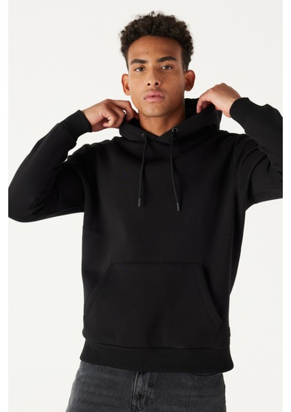2'li Paket Standart Fit Normal Kesim Kapüşonlu Kanguru Cepli Sweatshirt
