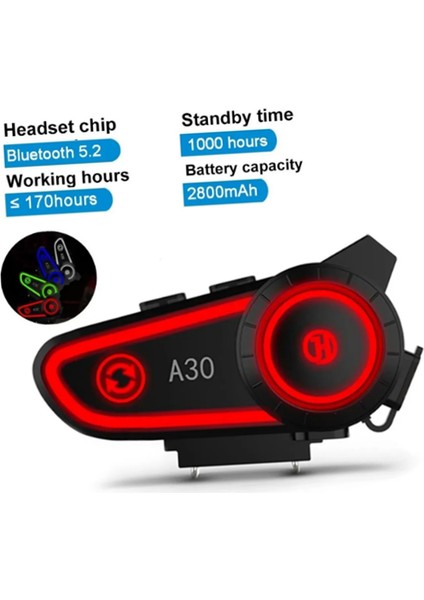 A30 Bluetooth Intercom Seti
