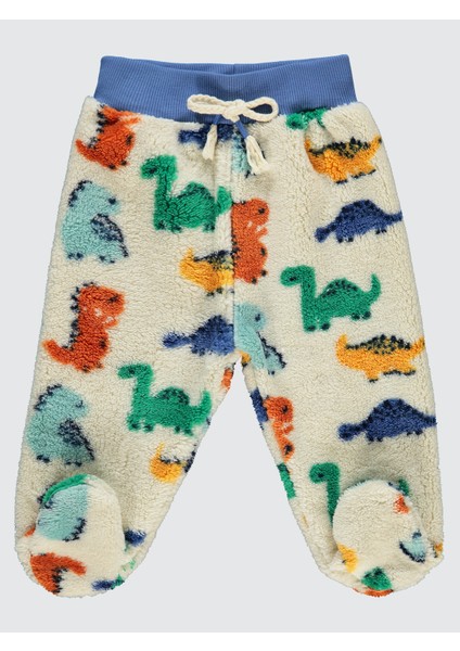 Erkek Bebek Patikli Tek Alt 6-18 Ay Ekru