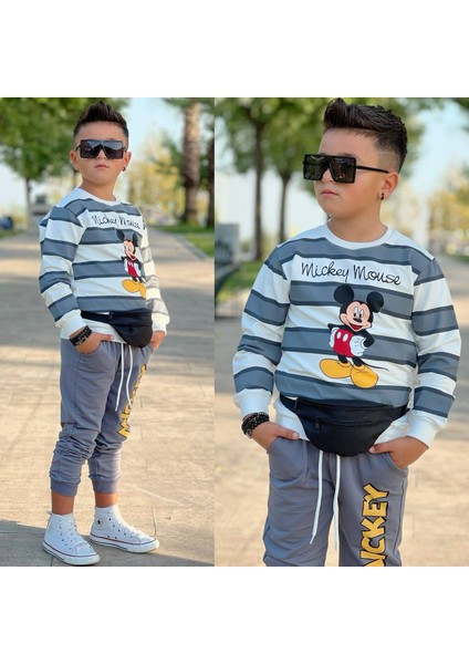 Model Mickey Mouse Çantalı Takım