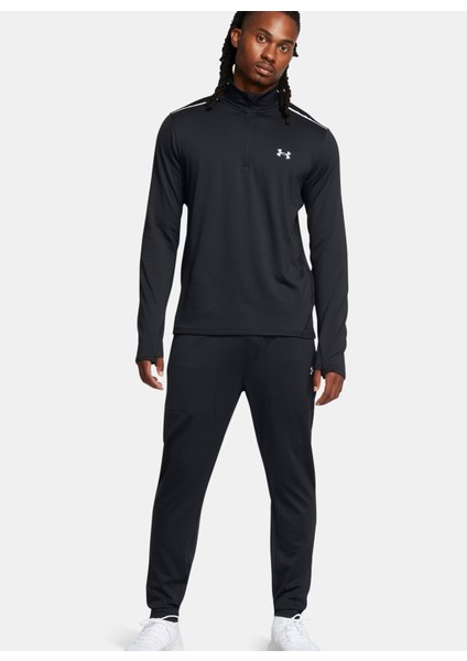 Siyah Erkek Lastikli Bel Normal Kalıp Eşofman Altı 1387795-001 Ua Vanish Cw Fitted Pan modelleri