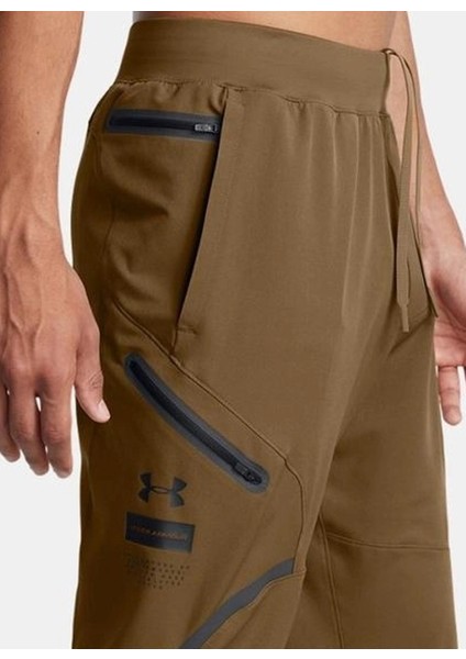 Under Armour Kiremit Erkek Dar Paça Lastikli Bel Normal Kalıp Eşofman Altı 1352026-498 Ua Unstoppable Cargo Pa