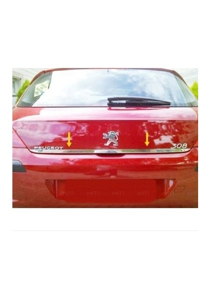 Peugeot 308 Krom Bagaj Alt Çıtası 2007-2013 Arası P.çelik