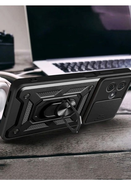 Xiaomi Redmi Note 13 Pro Plus Kılıf Pars Lens Yüzüklü Silikon - Siyah 13 fiyatları