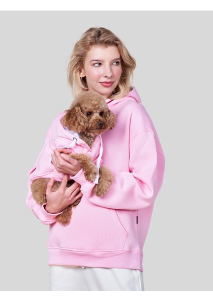 Oversize Pembe Magnet Hoodie Sahipler Için fırsatları
