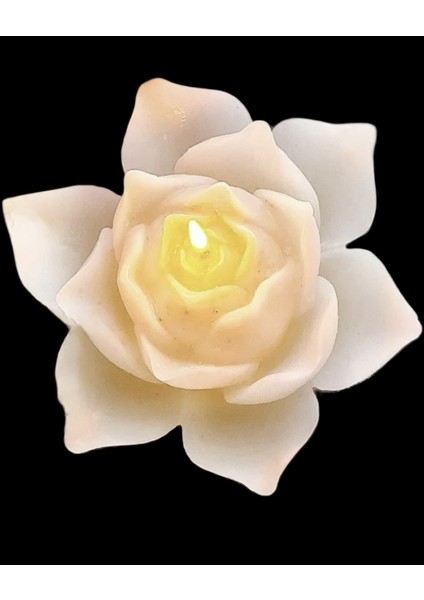 16CM 3 Boyutlu Büyük Gül Çiçek Silikon Kalıp K-1002, Kokulu Taş Sabun Alçı Mum Kalıbı