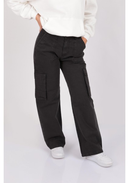 24K0177K1 Kadın Kargo Cep Pantolon modelleri