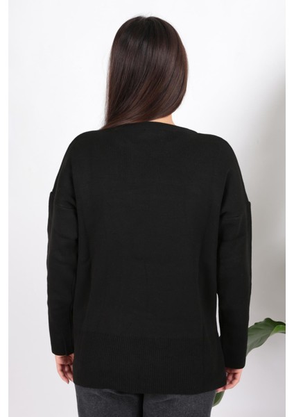 24K0263K1 Kadın Bisiklet Yaka Tunik