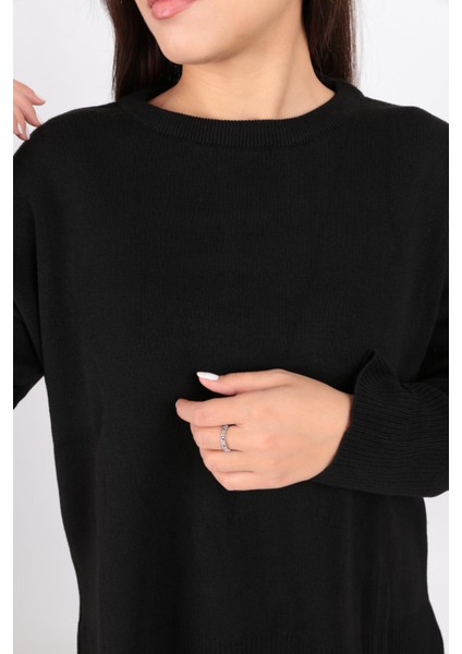 24K0263K1 Kadın Bisiklet Yaka Tunik