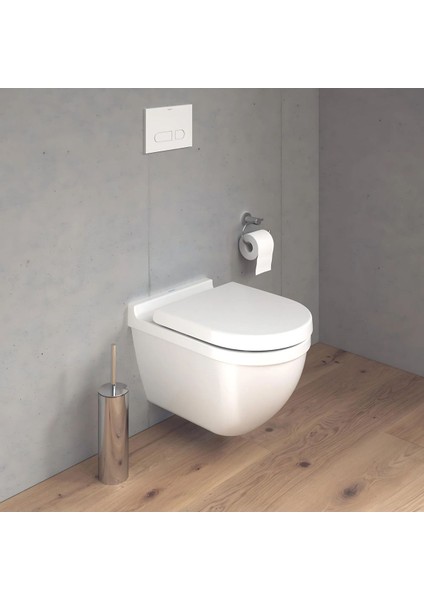 Starck 3 Rimless Asma Klozet + Duravit Yavaş Kapak 45273900A1