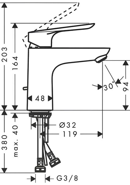 Logis E Lavabo Bataryası - 100 Kumandalı 71178000