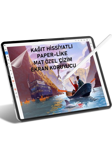 Xiaomi Redmi Pad Se Uyumlu Kağıt Hissiyatlı Özel Çizim Için Paperlike Mat Nano Ekran Koruyucu